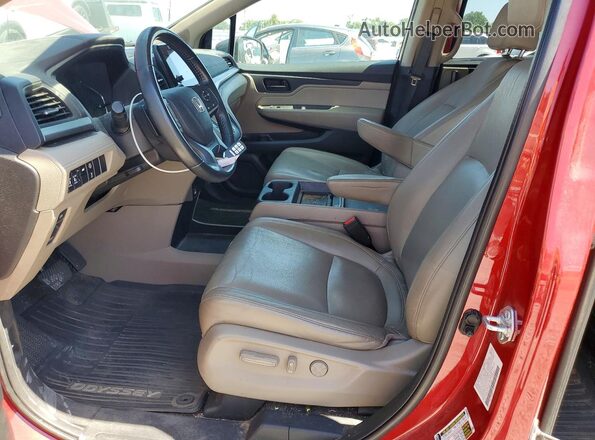 5FNRL6H77NB017289 2022 HONDA ODYSSEY Red Սալոնի դիմացի տեսք