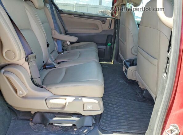 5FNRL6H77NB017289 2022 HONDA ODYSSEY Red Սալոնի հետևի տեսք