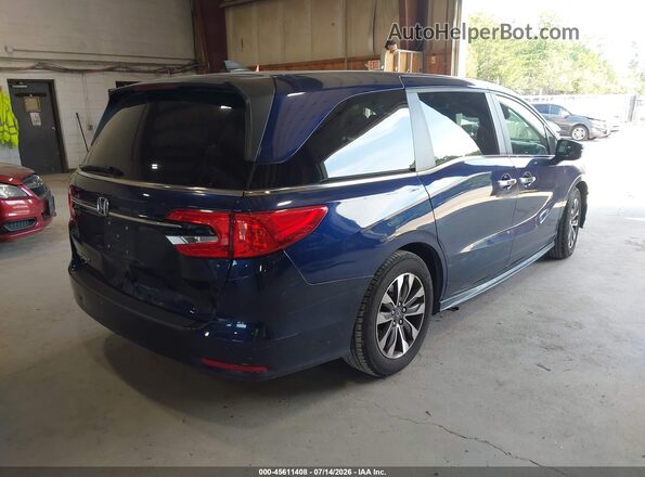 5FNRL6H77NB020192 2022 HONDA ODYSSEY Blue უკანა მარჯვენა