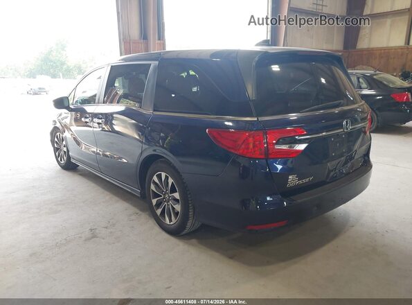 5FNRL6H77NB020192 2022 HONDA ODYSSEY Blue უკანა მარცხენა