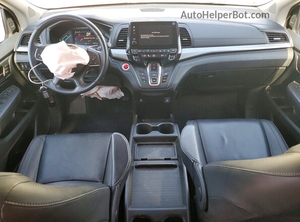5FNRL6H77NB042208 2022 HONDA ODYSSEY White Dashboard view