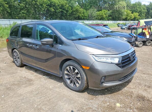 5FNRL6H77NB064984 2022 HONDA ODYSSEY Угольный Передняя правая четверть