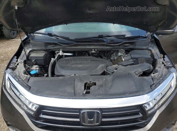 5FNRL6H77NB064984 2022 HONDA ODYSSEY Угольный Вид подкапотного пространства