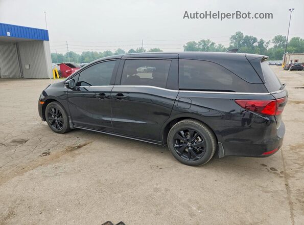 5FNRL6H77RB068300 2024 HONDA ODYSSEY Black Задня ліва чверть