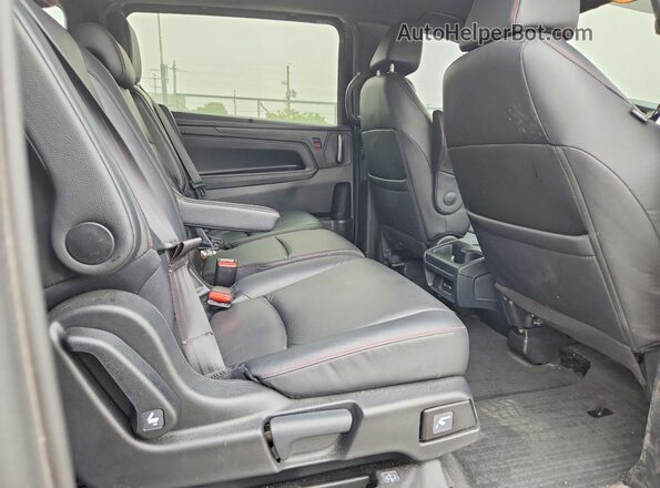5FNRL6H77RB068300 2024 HONDA ODYSSEY Black Вид задніх сидінь