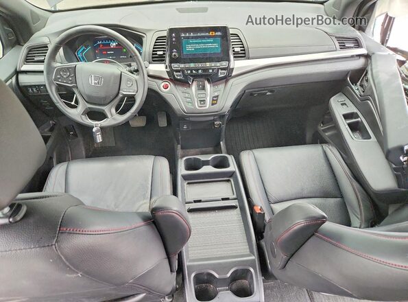 5FNRL6H77RB068300 2024 HONDA ODYSSEY Black Вид панелі приладів