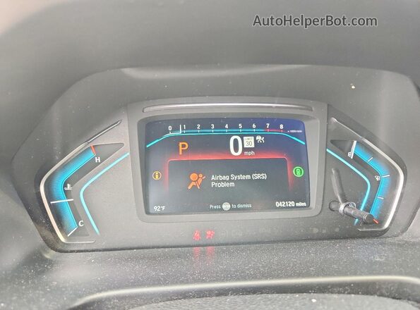 5FNRL6H77RB068300 2024 HONDA ODYSSEY Black Вид щитка приладів