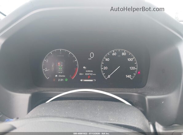 5FNRL6H77SB023508 2025 HONDA ODYSSEY Blue Widok tylnych siedzeń