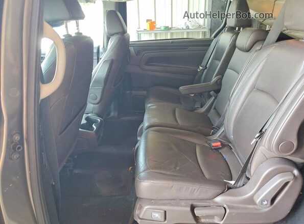 5FNRL6H78JB035830 2018 HONDA ODYSSEY Gray Rear interior view