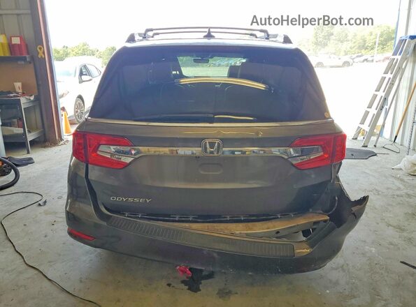 5FNRL6H78JB035830 2018 HONDA ODYSSEY Gray Rear view