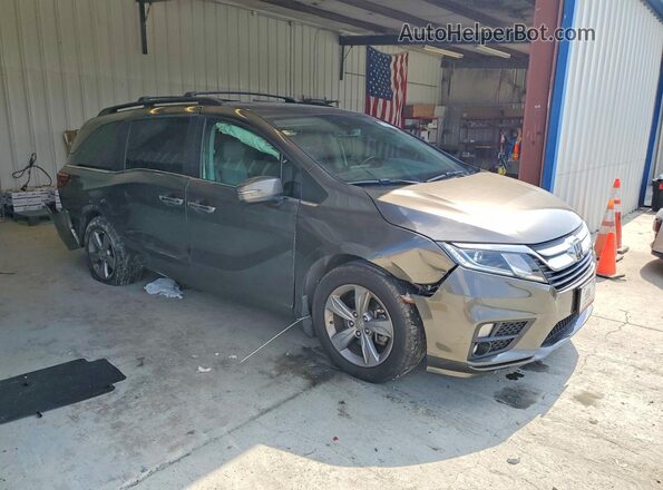 5FNRL6H78JB035830 2018 HONDA ODYSSEY Gray Front right