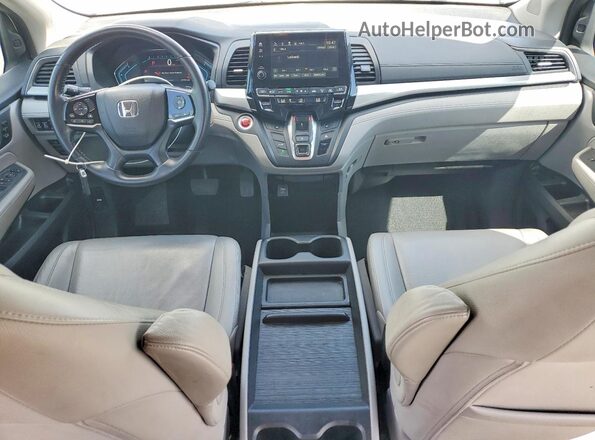 5FNRL6H78KB039605 2019 HONDA ODYSSEY Silver Вид панелі приладів