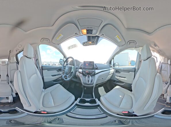 5FNRL6H78KB039605 2019 HONDA ODYSSEY Silver Панорамний вид салону 360°