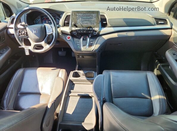 5FNRL6H78KB074189 2019 HONDA ODYSSEY Gray Առջևի վահանակի տեսք
