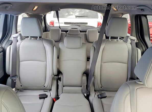 5FNRL6H78KB077139 2019 HONDA ODYSSEY Silver უკანა სავარძლების ხედი