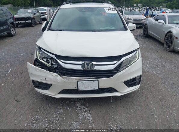 5FNRL6H78KB102377 2019 HONDA ODYSSEY White Vista del cuadro de instrumentos