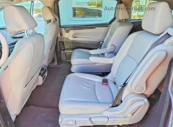 5FNRL6H78KB116764 2019 HONDA ODYSSEY Silver უკანა სალონის ხედი
