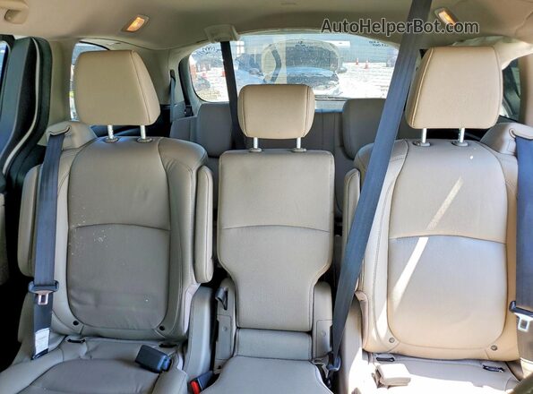 5FNRL6H78LB033336 2020 HONDA ODYSSEY White უკანა სავარძლების ხედი