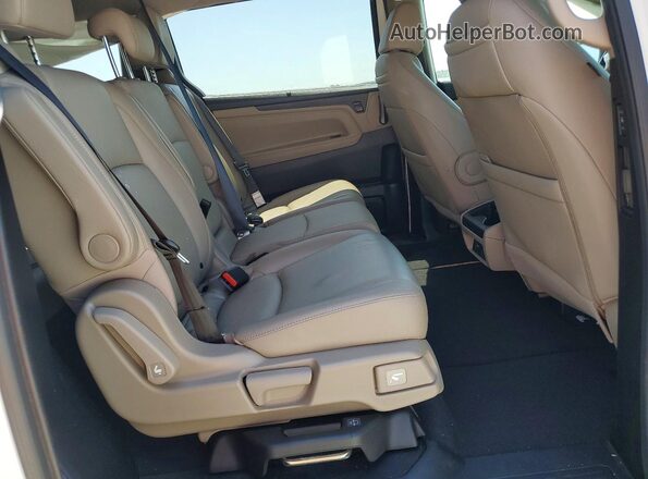 5FNRL6H78LB033336 2020 HONDA ODYSSEY White უკანა სალონის ხედი