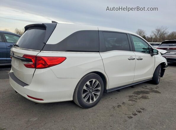 5FNRL6H78NB032562 2022 HONDA ODYSSEY White Trasero derecho