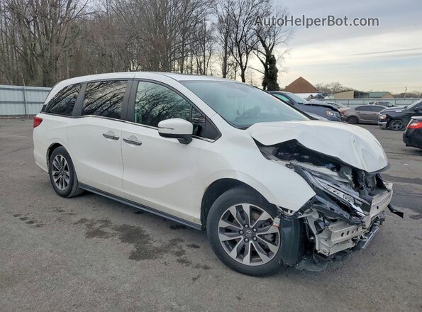 5FNRL6H78NB032562 2022 HONDA ODYSSEY White Delantero derecho