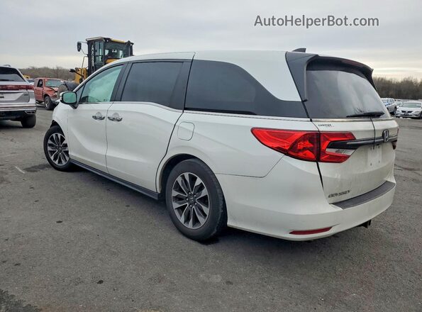 5FNRL6H78NB032562 2022 HONDA ODYSSEY White Trasero izquierdo