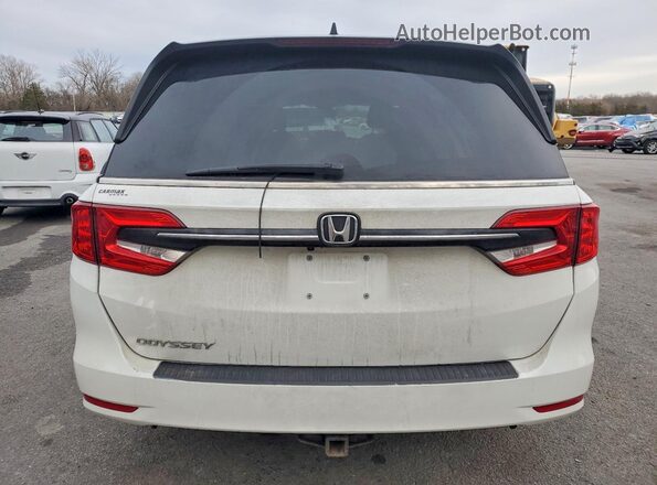5FNRL6H78NB032562 2022 HONDA ODYSSEY White Vista trasera