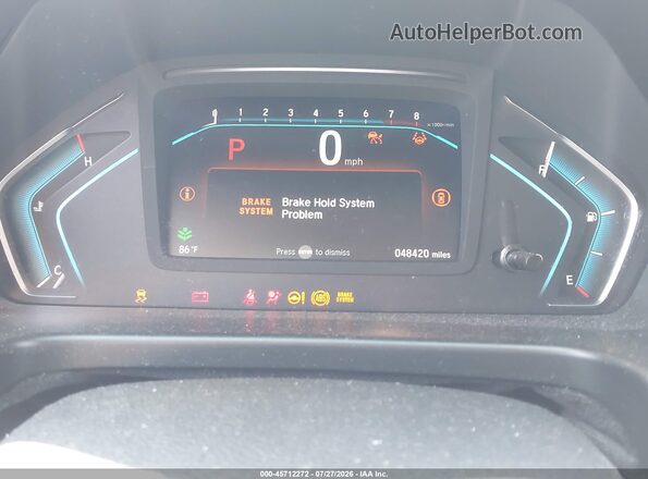 5FNRL6H78NB039818 2022 HONDA ODYSSEY White Widok tylnych siedzeń