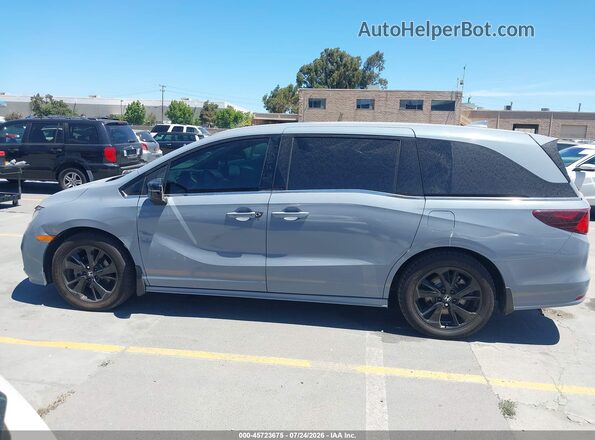5FNRL6H78PB004196 2023 HONDA ODYSSEY Blue Սալոնի 360 աստիճան տեսք
