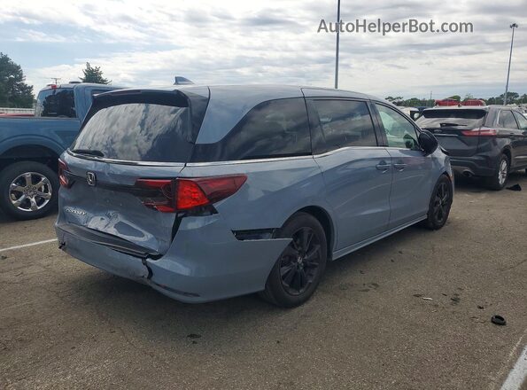 5FNRL6H78PB009639 2023 HONDA ODYSSEY Blue Հետևի աջ