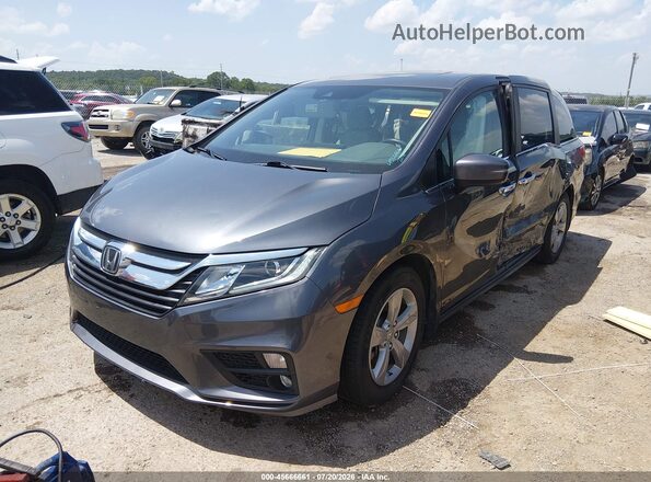 5FNRL6H79JB082039 2018 HONDA ODYSSEY Gray Przód lewy