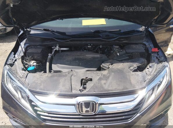 5FNRL6H79JB082039 2018 HONDA ODYSSEY Gray Widok z tyłu
