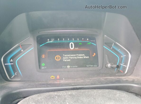 5FNRL6H79JB092196 2018 HONDA ODYSSEY Silver Սարքավորումների վահանակի տեսք