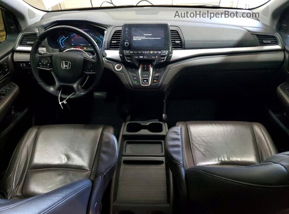 5FNRL6H79KB056817 2019 HONDA ODYSSEY White Dashboard view