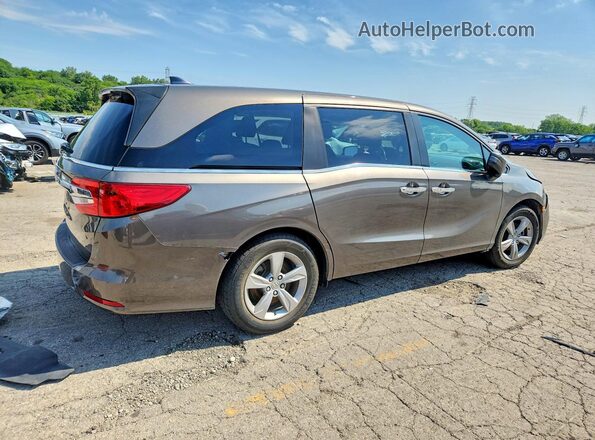 5FNRL6H79KB104316 2019 HONDA ODYSSEY Gray Trasero derecho