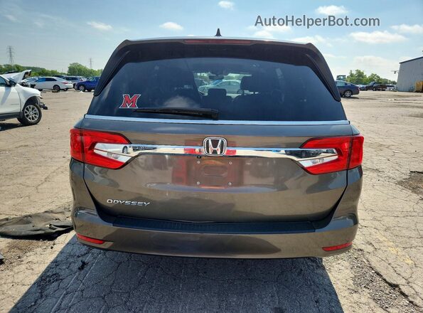 5FNRL6H79KB104316 2019 HONDA ODYSSEY Gray Vista trasera