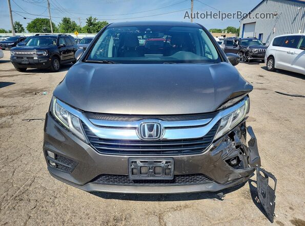 5FNRL6H79KB104316 2019 HONDA ODYSSEY Gray Vista frontal
