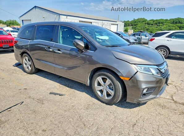 5FNRL6H79KB104316 2019 HONDA ODYSSEY Gray Delantero derecho