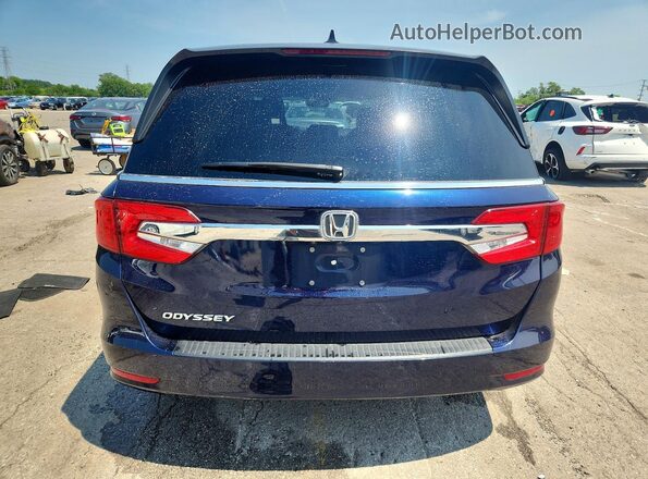 5FNRL6H79KB113517 2019 HONDA ODYSSEY Blue Widok z tyłu