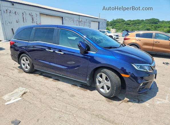5FNRL6H79KB113517 2019 HONDA ODYSSEY Blue Przód prawy