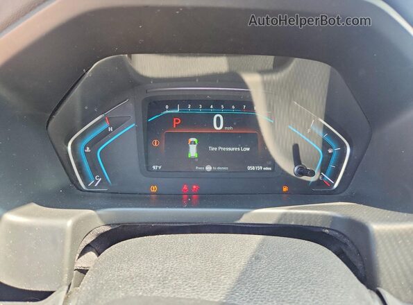 5FNRL6H79KB113517 2019 HONDA ODYSSEY Blue Widok zestawu wskaźników