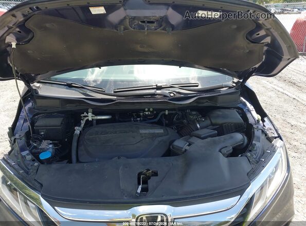 5FNRL6H79KB123819 2019 HONDA ODYSSEY Dark Blue Հետևի տեսք