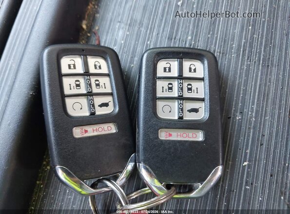 5FNRL6H79KB123819 2019 HONDA ODYSSEY Dark Blue Առջևի վահանակի տեսք