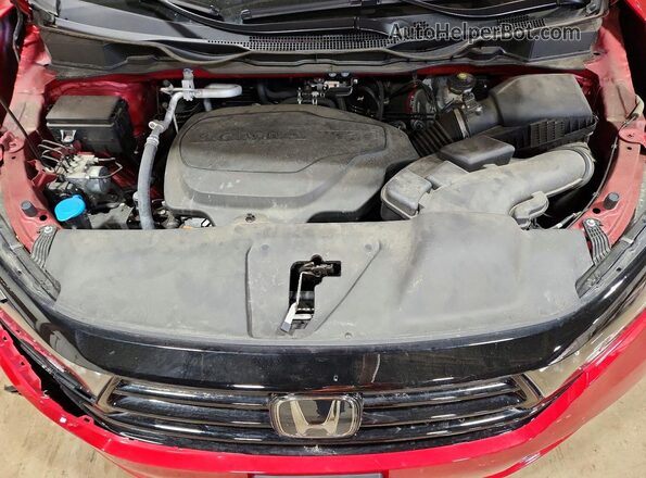 5FNRL6H79RB008356 2024 HONDA ODYSSEY Red Vista del compartimento del motor