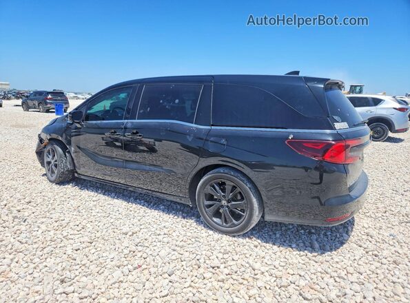 5FNRL6H79RB054172 2024 HONDA ODYSSEY Black უკანა მარცხენა