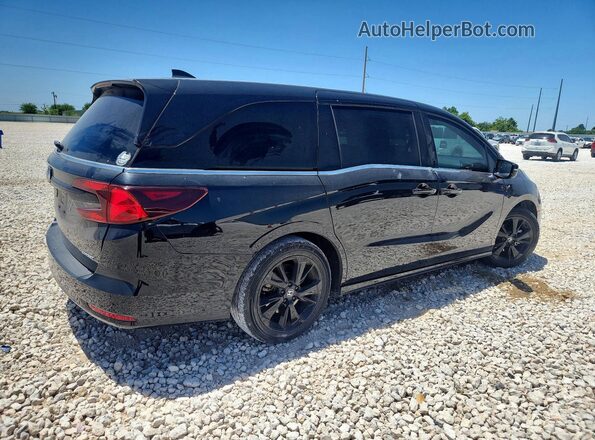 5FNRL6H79RB054172 2024 HONDA ODYSSEY Black უკანა მარჯვენა