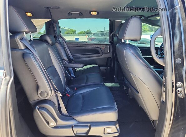 5FNRL6H79RB054172 2024 HONDA ODYSSEY Black უკანა სალონის ხედი