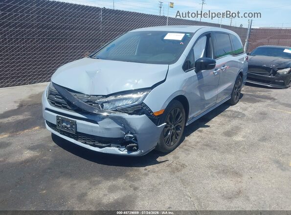 5FNRL6H79SB009626 2025 HONDA ODYSSEY Light Blue Передняя левая четверть