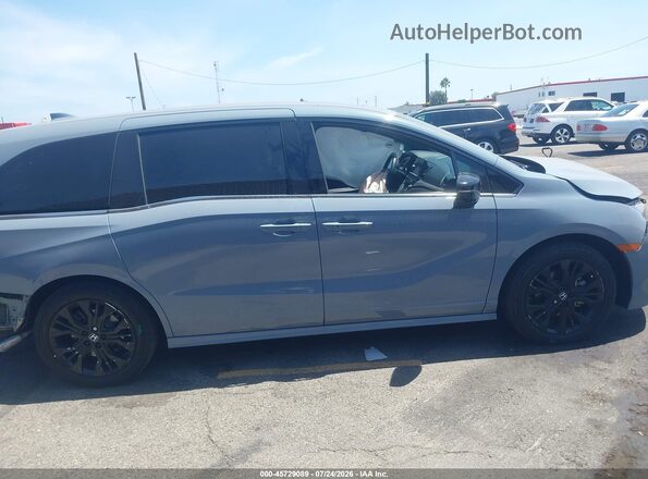 5FNRL6H79SB009626 2025 HONDA ODYSSEY Light Blue Вид задней части салона