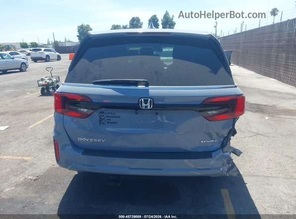 5FNRL6H79SB009626 2025 HONDA ODYSSEY Light Blue 